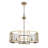 Charlesworth 5-Light Chandelier in Brushed Champagne Bronze with Clear Glass