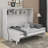 Full Size Murphy Bed With Desk