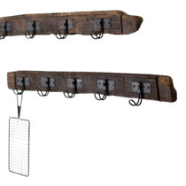 Red Barrel Studio® Debriana Solid Wood Wall 3 - Hook Coat Rack