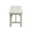 Banc de salle à manger en bois massif blanc recyclé Embrey-1963564826