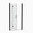 Universal Folding Pivot Shower Door-106753305