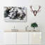 Resting Rhino In Abstract - Wrapped Canvas-55324064
