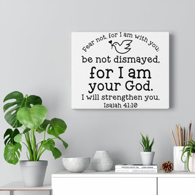 Will Strengthen You 1 Piece Wrapped Canvas Wall Art