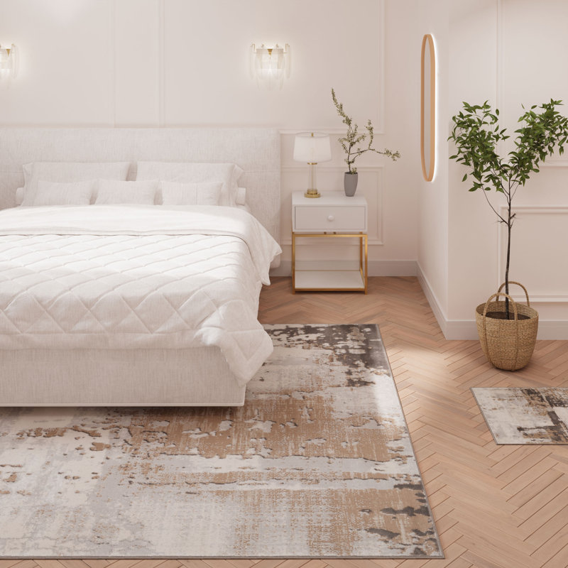 Hatton Abstract Area Rug, Rectangle 120 x 170cm