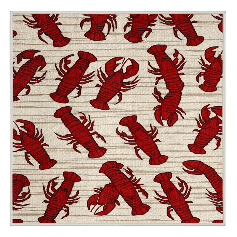  Tapis nautique lavable, Carré 6 pi