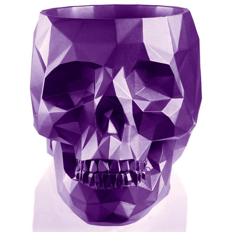 Handmade Pot Planter, Violet Metallic