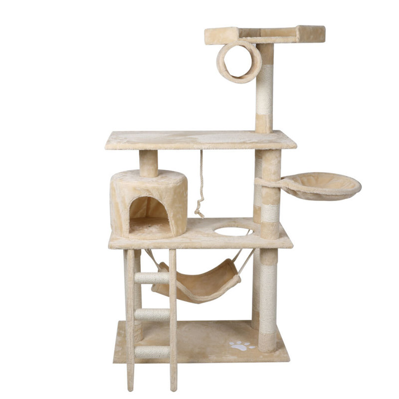 57" Buchanan Cat Tree, Beige