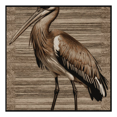  Washable Hamerkop Wildlife Area Rug