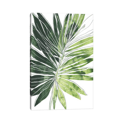 Expressive Palm I by June Erica Vess - Wrapped Canvas Painting