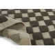 Azle Handmade Flatweave Wool Area Rug in Charcoal/Beige