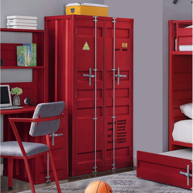 Armoire Angus, Rouge