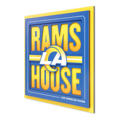 Los Angeles Rams Slogan Series, art mural 3D