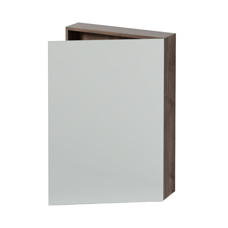 17'' W Mirrored Medicine Cabinet, Oyster White