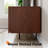 94.4" Walnut TV Stand With Storage