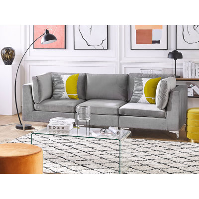 Dian 3 Seater Velvet Sofa