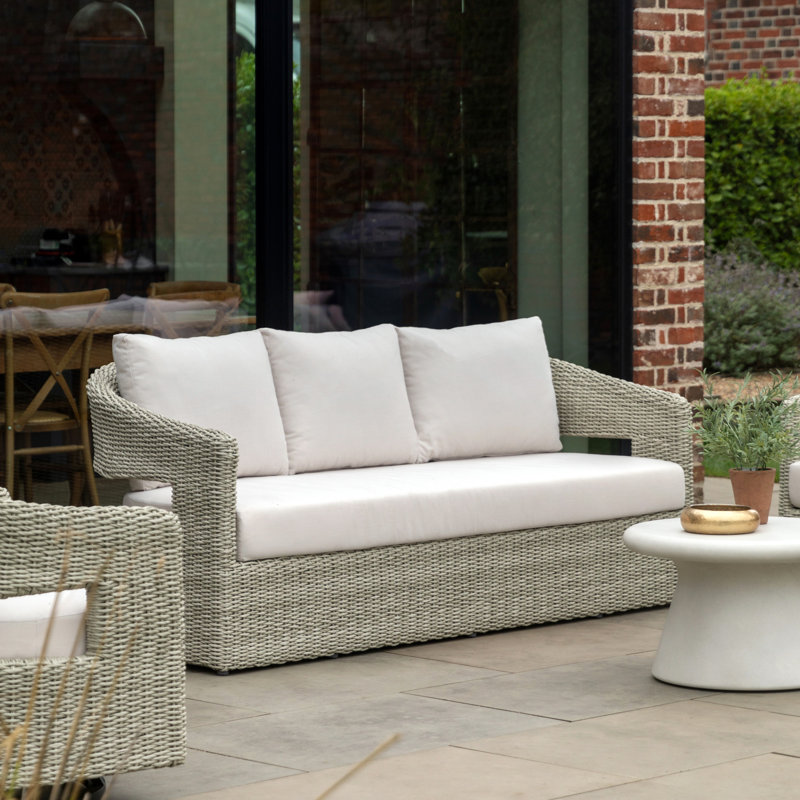 Harley Outdoor Wicker 3 Seater Sofa