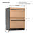 Zephyr Presrv 24" Built-In Dual Zone Panel Ready Refrigerator Drawers