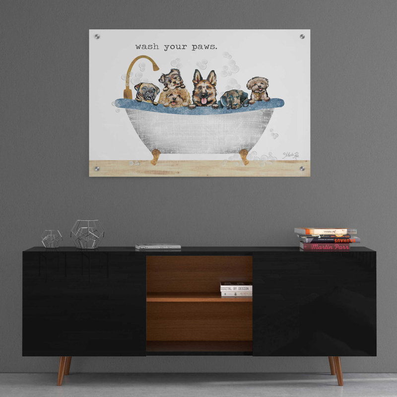 «Wash Your Paws» par Marla Rae, H 24 po x l 36 po x P 0,2 po