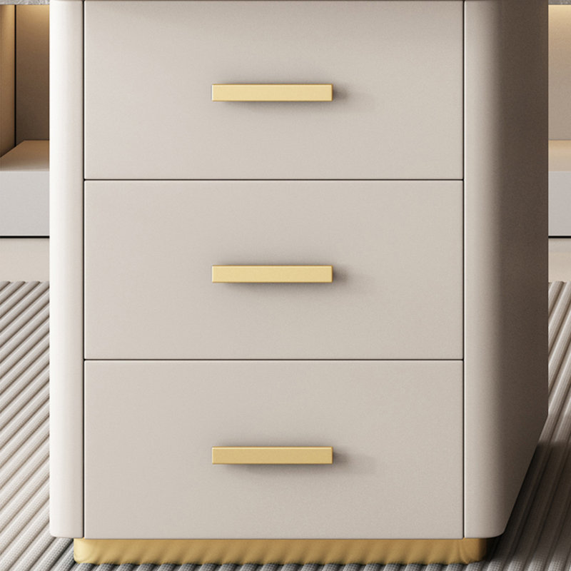 Multi-layer solid wood board desk, 29.53" H x 78.74" W x 27.56" D