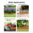 Corten Steel Landscape Edging - 6 Pack Pre-Rusted Heavy Duty Hammer-In Garden Border, No-Dig Design