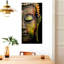 «Half Buddha Face», reproduction sur toile-2096844235