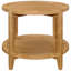 Table de bout ronde en bois massif