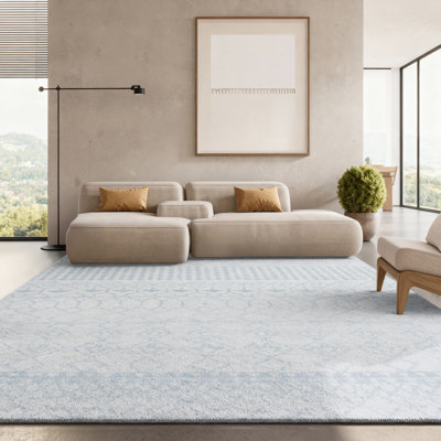 Tapis gris / ivoire Sturm