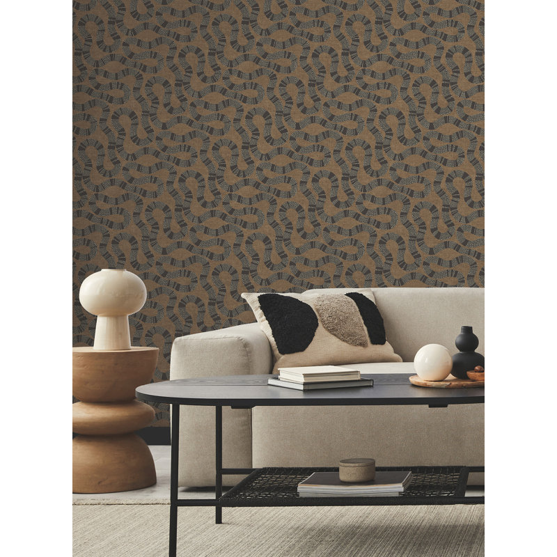 Papier peint Tasnem, Brun