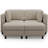 Modular Loveseat Sofa With Two Ottomans-573707013