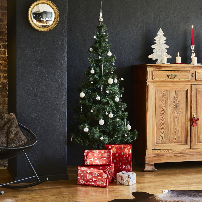 Artificial Pine Christmas Tree, 4ft H