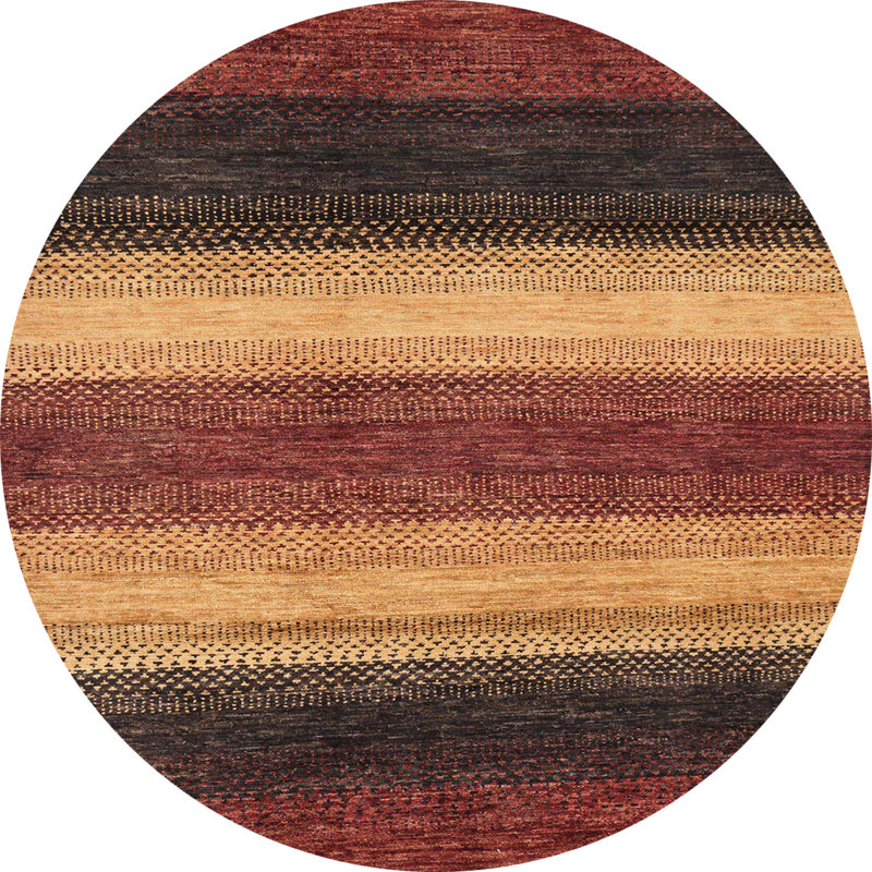 Abstract Indoor Rug, Round 6'