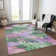 Machine Washable Indoor/Outdoor Claudian ACN1496 Sage Rug