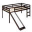 Lit mezzanine avec glissade, conception multifonctionnelle-536436594-536436595