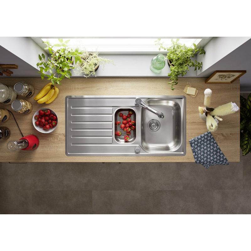 Lantos 1.5 Bowl Inset Kitchen Sink, Linen