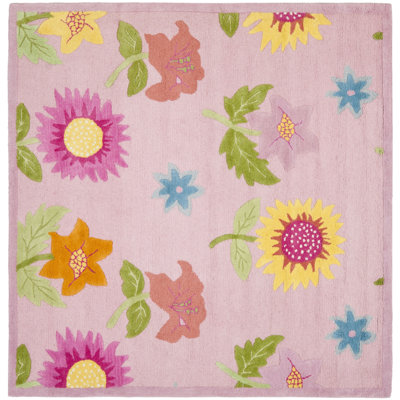 Claro touffeté à la main 80% laine; Tapis 20% coton