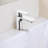 Chrome Single Handle Lavatory Basin Sink Faucet - Bathroom Sink Faucet Hot And Cold