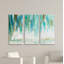 Paysage délavé, ensemble de 3 reproductions d’art sur toiles-2040921300