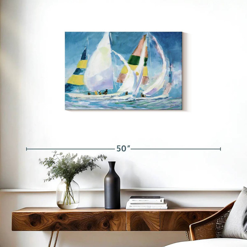 Sailing away i Aletra, H 20 po x l 30 po