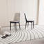Chaise d'appoint rembourrée en similicuir (ensemble de 2)-1422977484-1422977490