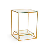 Elgin Glass End Table
