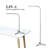 Tolunay 70" LED Task Floor Lamp Adjustable Gooseneck Dimmable Light Standing Light with USB