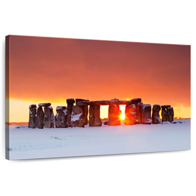 Lilie Stonehenge At Sunset In Winter Salisbury I
