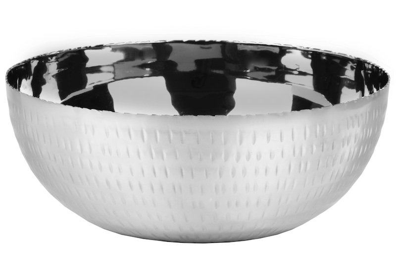 Ivy Bronx Carberry Nickel Plated Serving Bowl