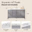 Meuble-lavabo moderne transitionnel Prescott-124594248