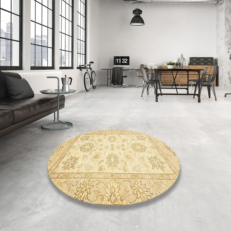 Abstract Indoor Rug, Round 3'