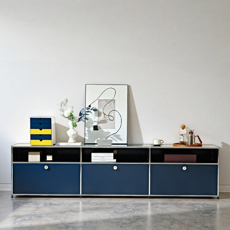 Meuble télé simple bleu