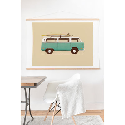 « célèbre cars 5 blue van », impression