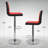 Marte Swivel Adjustable Height Bar Stool Pub Armless Barstool-474880322