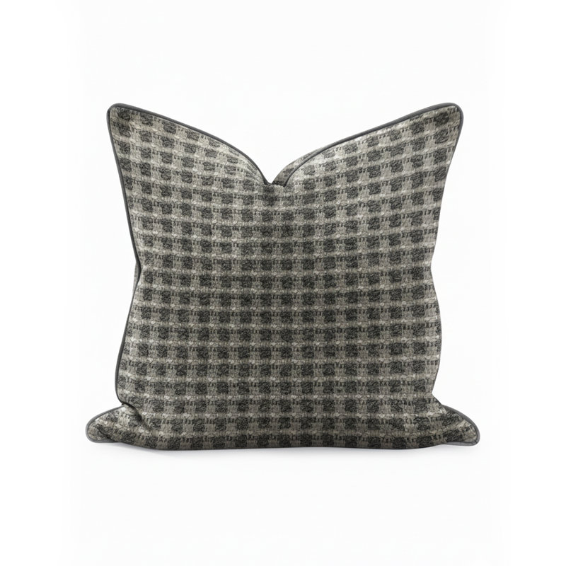Oreiller Furley gris 24 x 24, Gris, 24"H x 24"W
