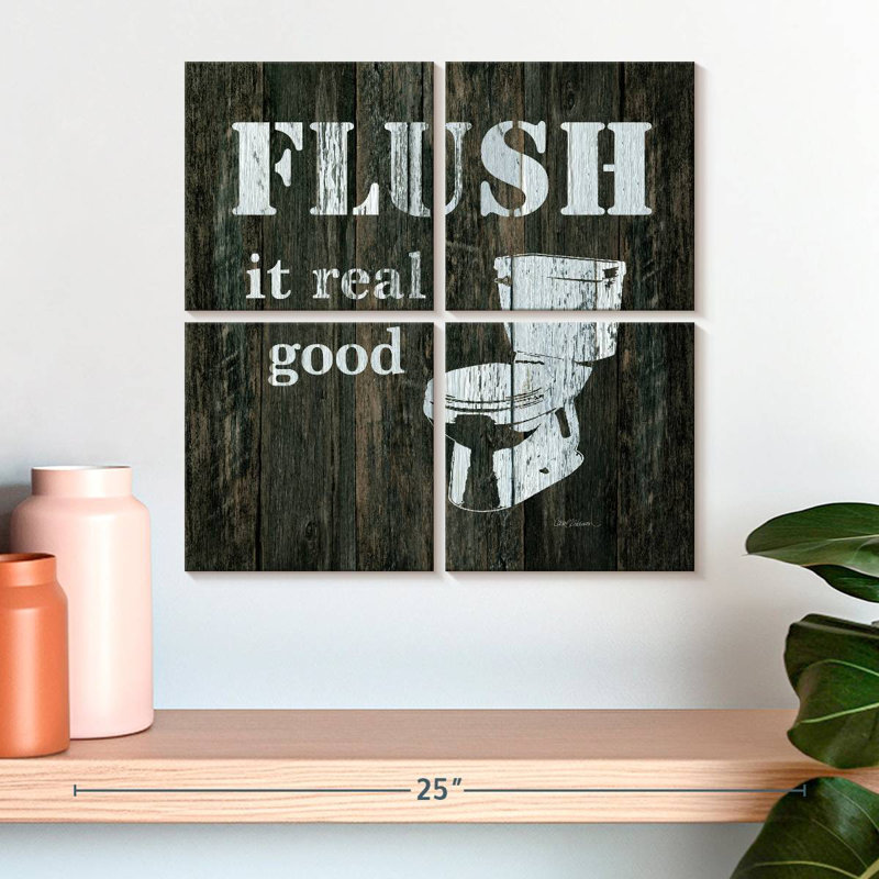 Tergel Flush It Real Good, H 18 po x l 18 po